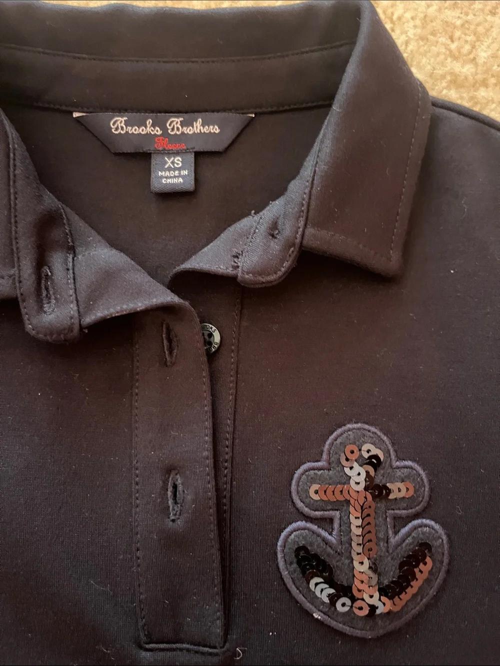Brooks Brothers Navy Polo Dress